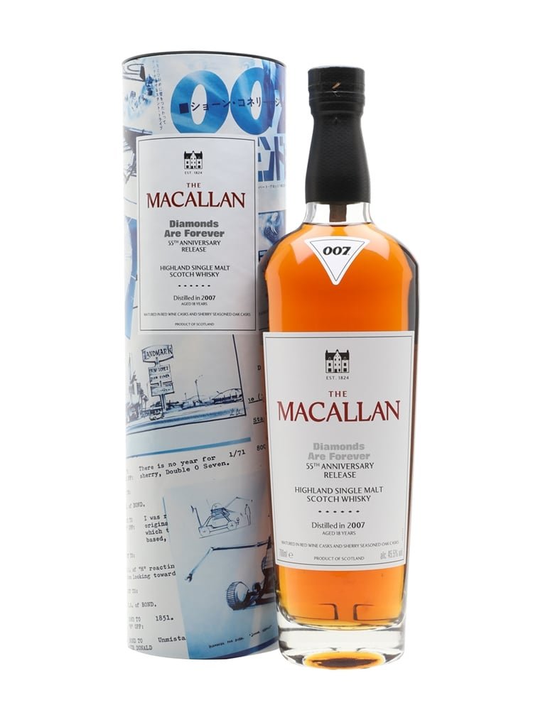 Macallan Diamonds Are Forever 2007 18 Year Old
