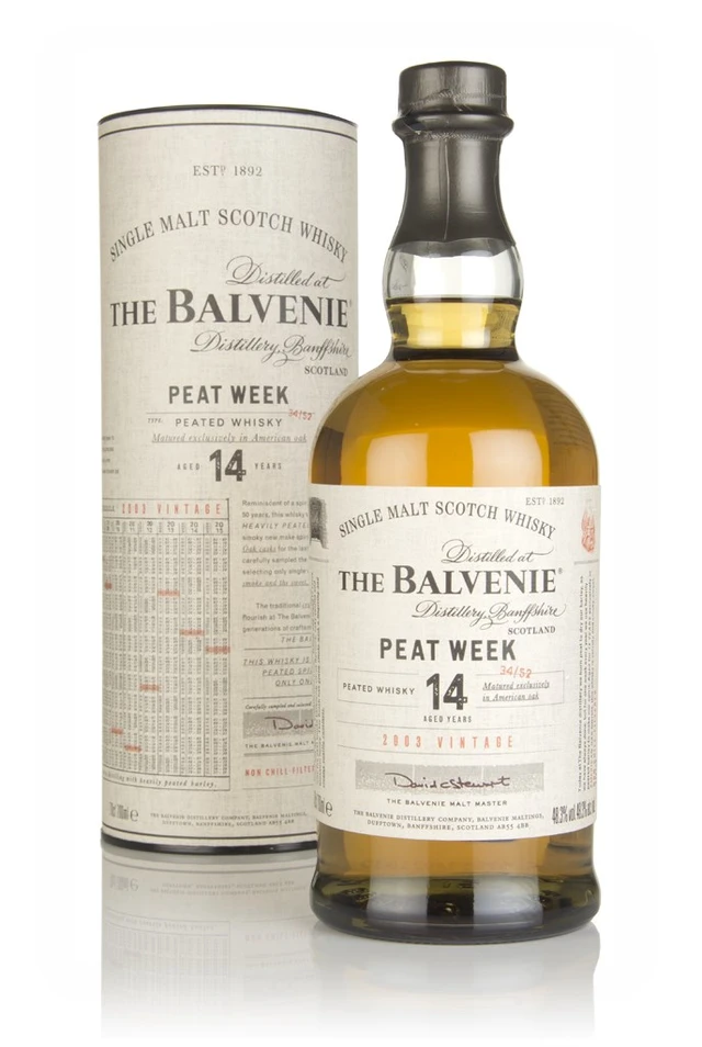 Balvenie Peat Week Aged 14 Year Old (2003 Vintage)