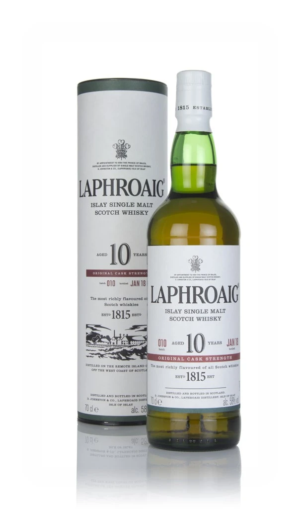 Laphroaig 10 Year Old Cask Strength Batch 010